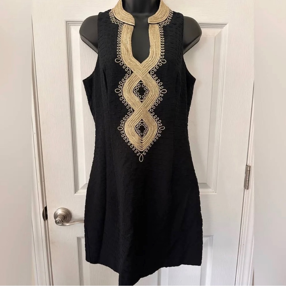 Black and gold Lilly Pulitzer